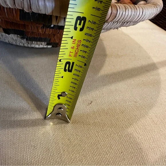 NWT Zambia, Africa Handmade Basket. Made by the Lozi people of southern Africa - Picture 4 of 5